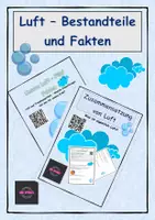 Vorschau - Stundenentwürfe - Materialpaket: Luft - Zusammensetzung und Fakten: CO2, Treibhauseffekt, Photosynthese, Chemie, Natur und Technik - Materialpaket - Deckblatt