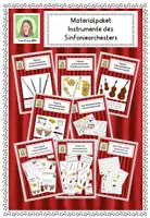Vorschau - Unterrichtsreihen - Großes Materialpaket Instrumentenkunde "Sinfonieorchester" - Lapbook - Deckblatt
