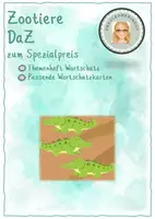 Vorschau - Arbeitsblätter - Zootiere 2 in 1 Paket - Deckblatt
