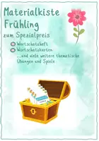 Vorschau - Arbeitsblätter - Frühling Materialkiste - Deckblatt
