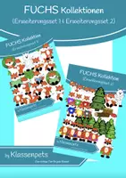 Vorschau - selbst erstellte Cliparts/Grafiken - Fuchs Clipart Erweiterungssets 1 und 2 - Deckblatt