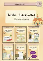 Vorschau - Stundenentwürfe - Unterrichtsreihe Kirche Haus Gottes - Deckblatt
