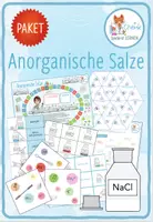 Vorschau - Arbeitsblätter - Salze - 11x Spiele und Aktivitäten - Deckblatt