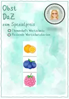 Vorschau - Arbeitsblätter - Obst 2 in 1 Paket - Deckblatt