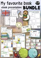Aperçu - Matériel pour travaux manuels / dessin - Book Presentations - ESL Bundle - Page de couverture