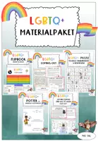 Vorschau - Stundenentwürfe - LGBTQ+ - Materialpaket (Unterrichtsreihe) #pridemonth - Deckblatt