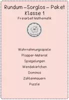 Vorschau - Arbeitsblätter - Rundum-Sorglos-Paket: FREIARBEIT Mathematik Klasse 1 - Deckblatt