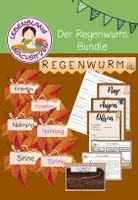 Vorschau - Stundenentwürfe - Materialpaket: Regenwurm & Ausarbeitung - Deckblatt