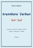 Vorschau - Arbeitsblätter - Materialpaket: Trennbare Verben - Deckblatt