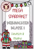 Vorschau - Unterrichtsreihen - Mega Sparpaket WEIHNACHTEN Klasse 1 - Deckblatt