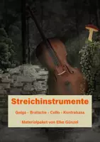 Vorschau - Stundenentwürfe - Streichinstrumente Materialpaket für Sekundarstufe 1 Gymnasium - Deckblatt