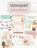 Vorschau - Arbeitsblätter - Klassentier Fuchs Materialpaket Fuchsklasse - Deckblatt