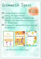 Vorschau - Arbeitsblätter - Grammatikspass Grundschule-wachsendes Bundle - Deckblatt