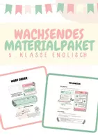 Vorschau - Arbeitsblätter - Wachsendes Materialpaket 5. Klasse Englisch - Deckblatt