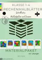 Vorschau - Mal- und Bastelvorlagen - Materialpaket Schriftliche Rechenverfahren (• / ÷) - Deckblatt