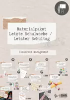 Vorschau - Arbeitsblätter - Materialpaket "Letzte Woche vor den Ferien" / "Letzter Schultag" - Deckblatt