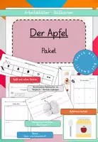 Vorschau - Arbeitsblätter - Der Apfel - Arbeitsblätter und Bildkarten - Deckblatt