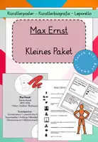 Vorschau - Poster - Max Ernst - Bundle aus Biografie, Poster und Leporello - Deckblatt