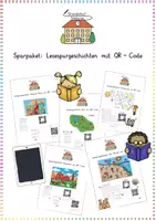 Vorschau - Arbeitsblätter - Lesespurgeschichten mit QR-Code: Sparpaket (Leseverständnis) - Deutsch - Kl. 2-4 - Deckblatt