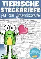 Vorschau - Arbeitsblätter - Steckbriefe Tiere Sachunterricht XXl Materialpaket - Deckblatt