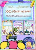 Vorschau - Unterrichtsreihen - SOMMER- Materialpaket (DaZ/DaF) - Deckblatt