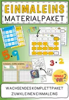Vorschau - Stundenentwürfe - EINMALEINS Materialpaket (wachsend) - Deckblatt