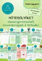 Vorschau - Stundenentwürfe - Materialpaket: Klassengemeinschaft, Kennenlernspiele & Methoden - Deckblatt