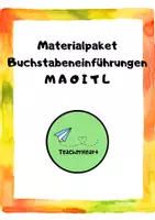 Vorschau - Stundenentwürfe - Materialpaket Buchstabeneinführungen - Deckblatt