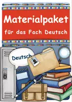 Vorschau - Arbeitsblätter - MATERIALPAKET Deutsch (wachsendes Paket) - Deckblatt