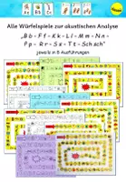 Vorschau - Arbeitsblätter - Alle (11) Würfelspiele zur akustischen Analyse - Deckblatt