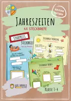 Vorschau - Arbeitsblätter - Durch die Jahreszeiten - Steckbriefe - Deckblatt