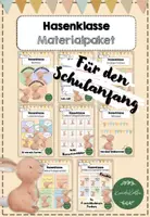 Vorschau - Bildkarten - Hasenklasse Materialpaket - Deckblatt