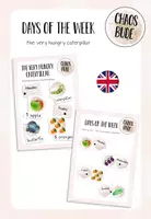 Vorschau - Spiele - Weekdays mit "the very hungry caterpillar" - Materialpaket - Deckblatt