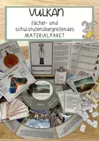Vorschau - Arbeitsblätter - Vulkan - Sparpaket - Deckblatt