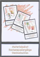 Vorschau - Arbeitsblätter - Materialpaket Rechenspaziergänge Dezimalbrüche / Dezimalzahlen - Deckblatt
