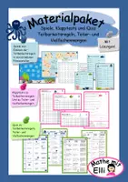 Vorschau - Spiele - Materialpaket Teilbarkeitsregeln, Teiler- und Vielfachenmengen - Deckblatt