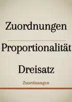 Vorschau - Präsentationen/Tafelbilder - Tafelbilder - Zuordnungen (Materialpaket) - Deckblatt