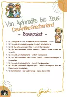 Vorschau - Stundenentwürfe - UR4 Von Aphrodite bis Zeus: Das antike Griechenland - Materialpaket mit allen Basisstunden - inkl. Lösungen - Deckblatt