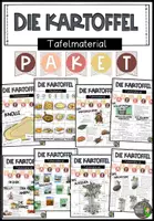 Vorschau - Poster - Die Kartoffel - Tafelmaterial - Materialpaket - Deckblatt