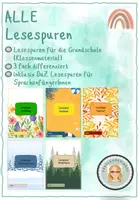 Vorschau - Arbeitsblätter - ALLE Lesespuren für die Grundschule (inklusive Leseförderung) - Deckblatt