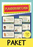 Vorschau - Fördermaterial/Inklusion - Plauderkärtchen - WACHSENDES PAKET (Deutsch; DaZ) - Deckblatt