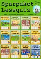Vorschau - Arbeitsblätter - Sparpaket Lesequiz (Growing Bundle) (Klassen 1 bis 4) - Deckblatt