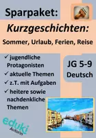 Vorschau - Stundenentwürfe - Kurzgeschichten zum Thema "Sommer, Urlaub, Ferien" (Sparpaket) #Losgehts25 - Deckblatt