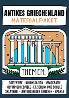 Vorschau - Stundenentwürfe - Antikes Griechenland (Materialpaket) - Deckblatt