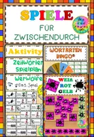 Vorschau - Spiele - Materialpaket - Spiele für Zwischendurch - Deckblatt