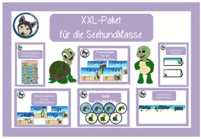 Vorschau - Poster - Wachsendes Materialpaket Schildkrötenklasse #Klassentier - Deckblatt
