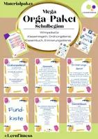 Vorschau - Fördermaterial/Inklusion - Materialpaket - Organisation zum Schulbeginn - Deckblatt