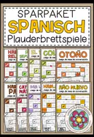 Vorschau - Spiele - PLAUDERBRETTSPIELE IN SPANISCH - MEGAPAKET - Deckblatt