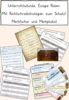 Vorschau - Stundenentwürfe - Materialpaket: Mit Rechtschreibstrategien Fehler verbessern - Deckblatt
