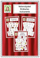 Vorschau - Poster - Materialpaket Bildkarten "Instrumente", Orff- und Orchesterinstrumente - Deckblatt